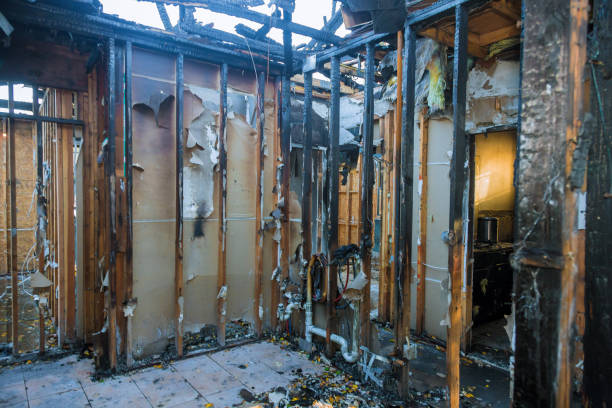 Professional Fire Damage Cleanup technician working in Florence, AZ